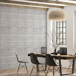 Самоклеюча декоративна 3D панель Sticker Wall 700x700x5мм Білий Бамбук 071 SW-00000073 - мініатюра 5