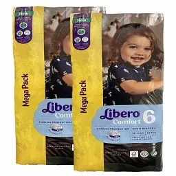 Дитячі підгузники Libero Comfort 6 (13-20 кг), 136 шт
