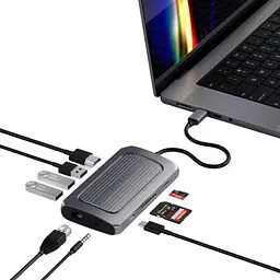 Адаптер Satechi USB4 Multiport Adapter with 8K HDMI Space Gray (ST-U4MA3M) - мініатюра 5
