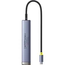 USB-хаб Baseus UltraJoy Series 7-Port HUB AIR Space Grey (B00052803811-02) [167343] - мініатюра 3