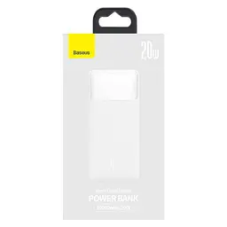 Портативний акумулятор Baseus Bipow Digital Display OE 10000mAh 20w (PPBD050502) білий - мініатюра 2