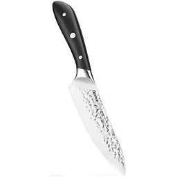 Ніж кухарський Hattori hammered з нержавіючої сталі Fissman 15х12,5 см kuh0007502 - мініатюра 4