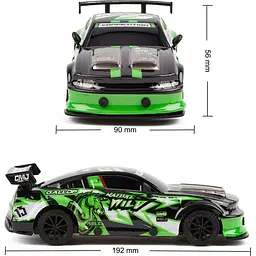 Машинка на радіокеруванні KS Drive Road Rebels 1:24 Green (18599OB) [113414] - мініатюра 5