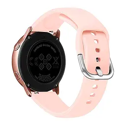 Силіконовий ремінець Watchbands рожевий Samsung Galaxy Watch Active - розмір L (WB0021NORMALPINKA) - мініатюра 2