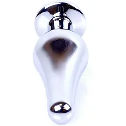 Анальна пробка Boss Of Toys Boss Series - Jewellery Silver Butt Plug Dark Blue, BS6400077, Срібний / Синий - мініатюра 6