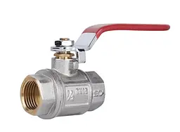Кран кульовий Thermo Alliance Standart 1/2" ВВВ прямий, триходовий, PN40, важіль SD310W15 - мініатюра 2