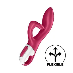 Вібратор-кролик Satisfyer Embrace Me 20.5 см бордовий - мініатюра 7
