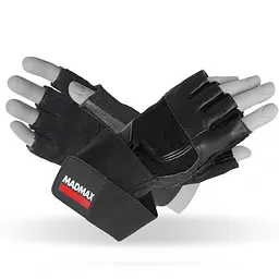 Рукавички для фітнесу MAD MAX Professional Exclusive MFG 269, Black - L