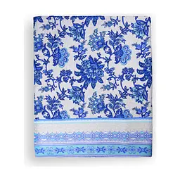 Скатертина Home Line рогожка блакитна, 150х220 см (129076)