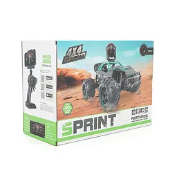 Дитяча машинка YT41594 на радіокеруванні+камера 720P, Black/Green, Box - мініатюра 2