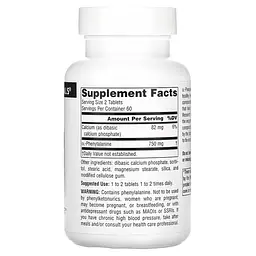 Амінокислота Source Naturals DLPA 375 mg, 120 таблеток - мініатюра 2