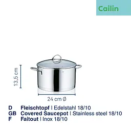 Каструля з кришкою KELA Cailin, 5л (10960) - мініатюра 4