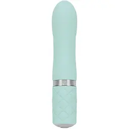 Розкішний вібратор Pillow Talk - Flirty Teal з кристалом Сваровські