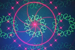 Кольоровий лазер диско Laser Mini Party Light Проєктор для приміщень із пультом - мініатюра 6