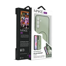 Чохол Make Samsung A37 Atlas Magnet Green - мініатюра 2