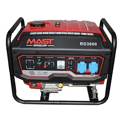 Бензиновий генератор MAST GROUP RD3600