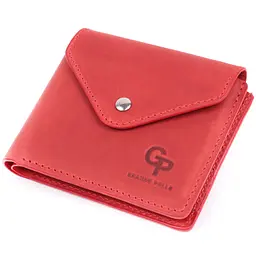 Жіночий шкіряний гаманець GRANDE PELLE 11,5х9х1,5 см acs0029465