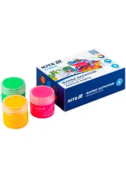 Фарби акрилові 6 кол. 20 мл KITE Creative неонові (K-274) - мініатюра 2