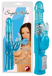 Вібратор-кролик Orion Sugar Babe 22 см (блакитний) - мініатюра 9