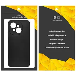 Чохол TPU Epik Black Full Camera для Tecno Spark Go 1 (KL4) Чорний - мініатюра 3