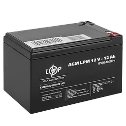 Акумулятор AGM LPM 12V - 12 Ah - мініатюра 3
