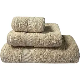 Рушник  банний Soho Simple бавовна 100% 70х140 см Beige упаковка 3 шт.