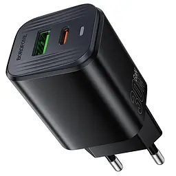 МЗП Borofone BAS85A Star PD30W+QC3.0 (1USB-A/1C) Black - мініатюра 4