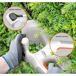 Акумуляторний кущоріз Litheli, живлення від павербанку (УМБ Litheli Power Bank 10000 mAh, 45 W, 2А в комплекті) - мініатюра 3