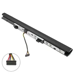 Батарея для ноутбука Lenovo L15C4A02 (IdeaPad V310-15ISK V310-15IKB) 14.4V 2200mAh 32Wh Чорний