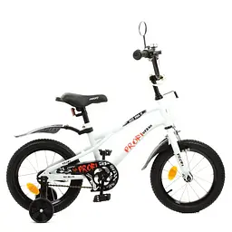 Велосипед дитячий PROF1 Y14251-1 14 дюймів, білий - мініатюра 3