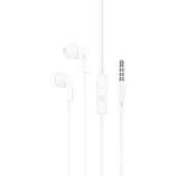 Дротові навушники Hoco M121 Bright universal earphones with microphone, 3.5mm, 1.2m, white