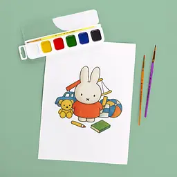 Фарби акварельні Yes Miffy 6 кол. медові б/п (110317) - мініатюра 8