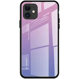 Чохол бампер Primolux Gradient Glass для Apple iPhone 11 Pink - мініатюра 2