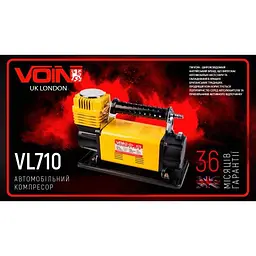 Автомобільний компресор VOIN OFF ROAD MASTER 150psi 45A 160л клеми (VL-710) - мініатюра 3