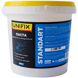 Засіб паста для миття та очищення рук від забруднень Unifix 1000 г