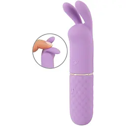 Мінівібратор-кролик Cuties Rabbit Vibe Purple - мініатюра 9