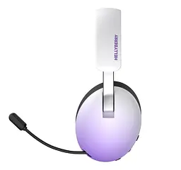 Ігрові навушники бездротові з мікрофоном HATOR HH-30-WV PRO Hellyberry Wireless White-Violet gradient - мініатюра 4