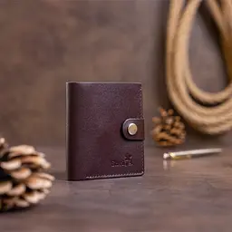 Чоловічий шкіряний гаманець SHVIGEL 10х8,5х1 см acs0015042 - мініатюра 6