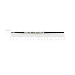 Пензель синтетика кругла Breeze 1226R №1 коротка ручка ROSA (4823098535331)
