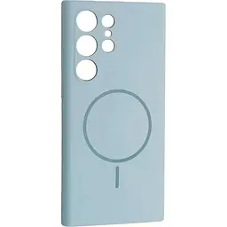 Чохол DK Luxury Silicone Case with MagSafe для Samsung Galaxy S24 Ultra Sky Blue [132239]