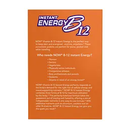 Вітамін B12 Now Foods (Instant Energy B-12) - 75 пакетів - мініатюра 4