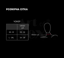 Чокер-комір з шипами Art of Sex - Ariadne, натуральна шкіра, колір білий, XS-M - мініатюра 4