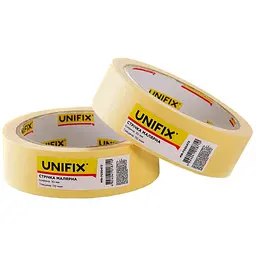 Стрічка малярна Unifix 30 мм x 40 м жовта (в упаковці 6 шт.)