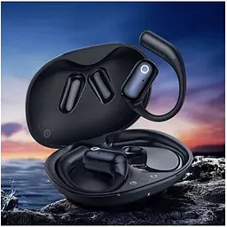 Бездротові навушники Hoco EA6 Melody Open True Wireless BT Headset чорний 6942007634151 - мініатюра 4