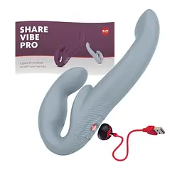 Безремінний страпон з вібрацією Fun Factory SHARE VIBE PRO - мініатюра 5