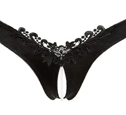 Женские трусики - Cotelli Collection 2321653 G-String Pearls - black M Cottelli 513223216531031 90531 - мініатюра 3
