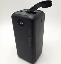 Power Bank 50000mAh із наскрізною зарядкою портативна батарея для смартфона планшета роутера USB зовнішній акумулятор повербанк із швидкою зарядкою 22.5W та дисплеєм AWEI P114K