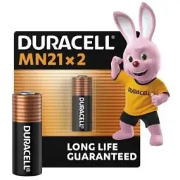 Батарейка Duracell MN21 12V спеціалізована лужна A23/23A/V23GA/LRV08/8LR932 2 шт. в упаковці (5007812)