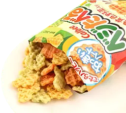 Японські овочеві чіпси Calbee Veggie Eat Lightly Salad Taste 55г - мініатюра 4