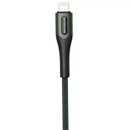 Кабель SkyDolphin S01L USB - Lightning (M/M), 1 м, Темно-зелений (USB-000580)